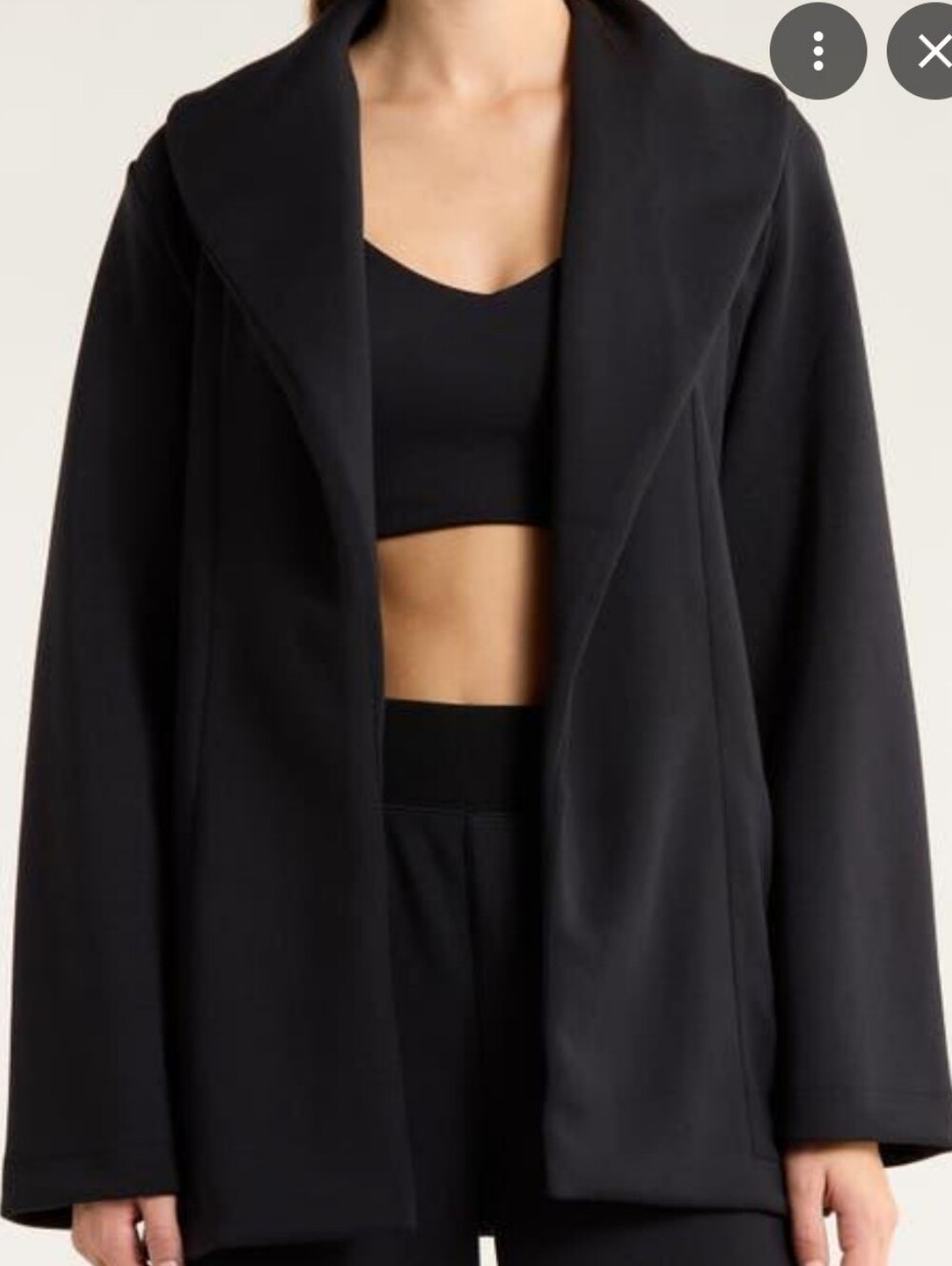 Spanx Women's Black Airessentials Luxe Wrap